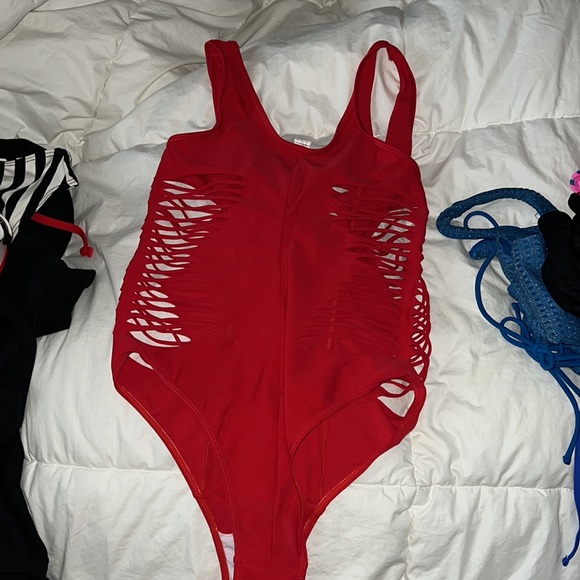 Red one piece!! - Picture 2 of 3